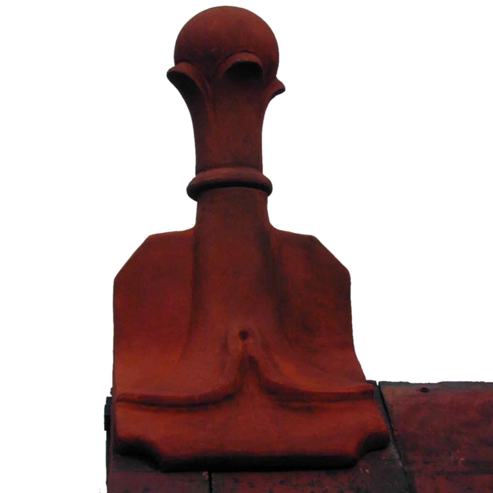 Victorian 4 leaf ball ridge finial